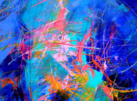 Akt w błękitach - 2