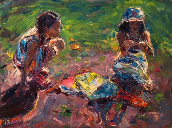 Kompozycja z zepsutym latawcem III