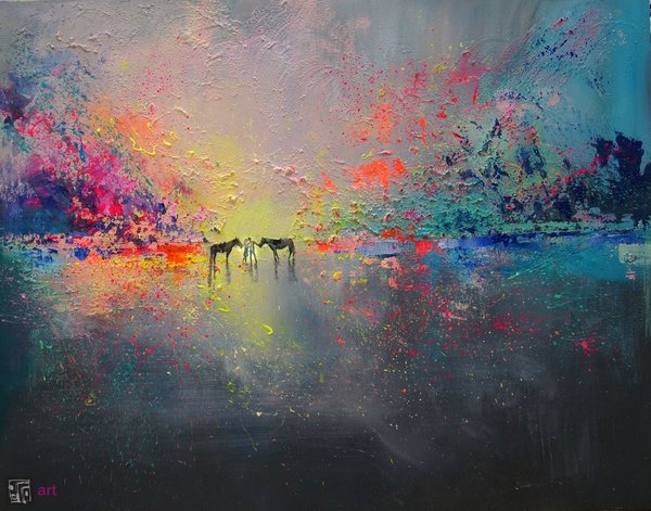 Love and horses we wnętrzu