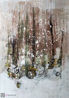 Rowery w zimowym lesie - 1