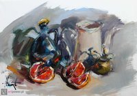 Martwa natura z grejpfrutem - 1