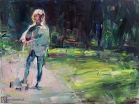 Dziewczynka z hulajnogą - 1