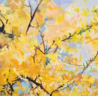 Kwitnąca forsycja - 2